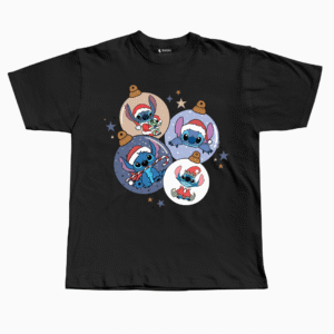 Remera | Oversize | Buzo - Stitch en Esferas - Colección Festiva