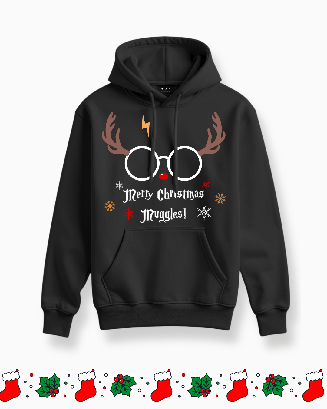 Remera | Oversize | Remera – Merry Christmas Muggles – Edición Mágica