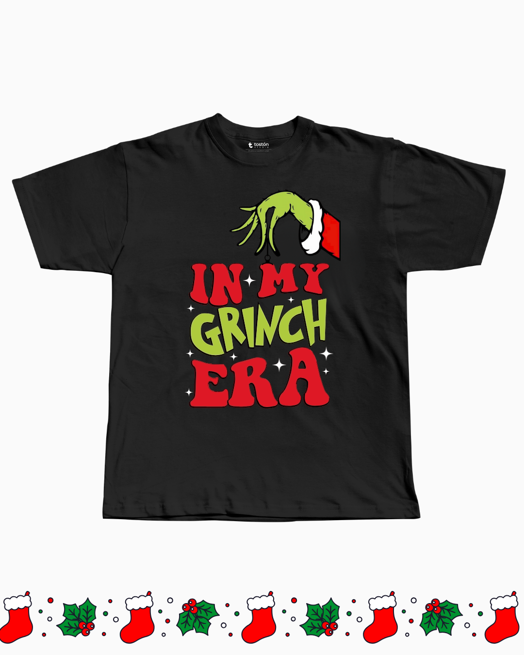 Remera | Oversize | Buzo – Remera «In My Grinch Era» – Edición Navideña